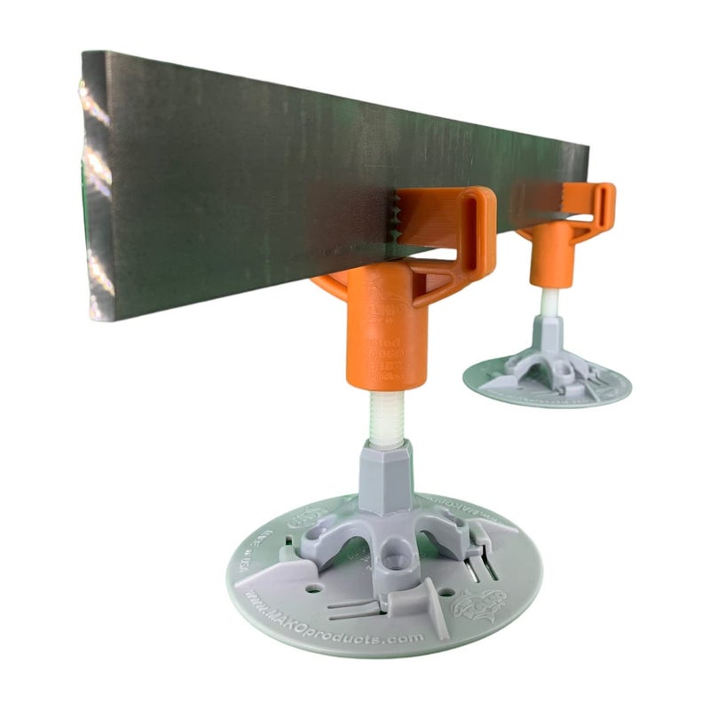 MAKO Jaws RailFin Concrete Screed Support Chairs, 100 Yokes per Bag, Spaced 3 to 4 feet (1m) Apart is Enough for a 3,000 sf Slab. - Image 3